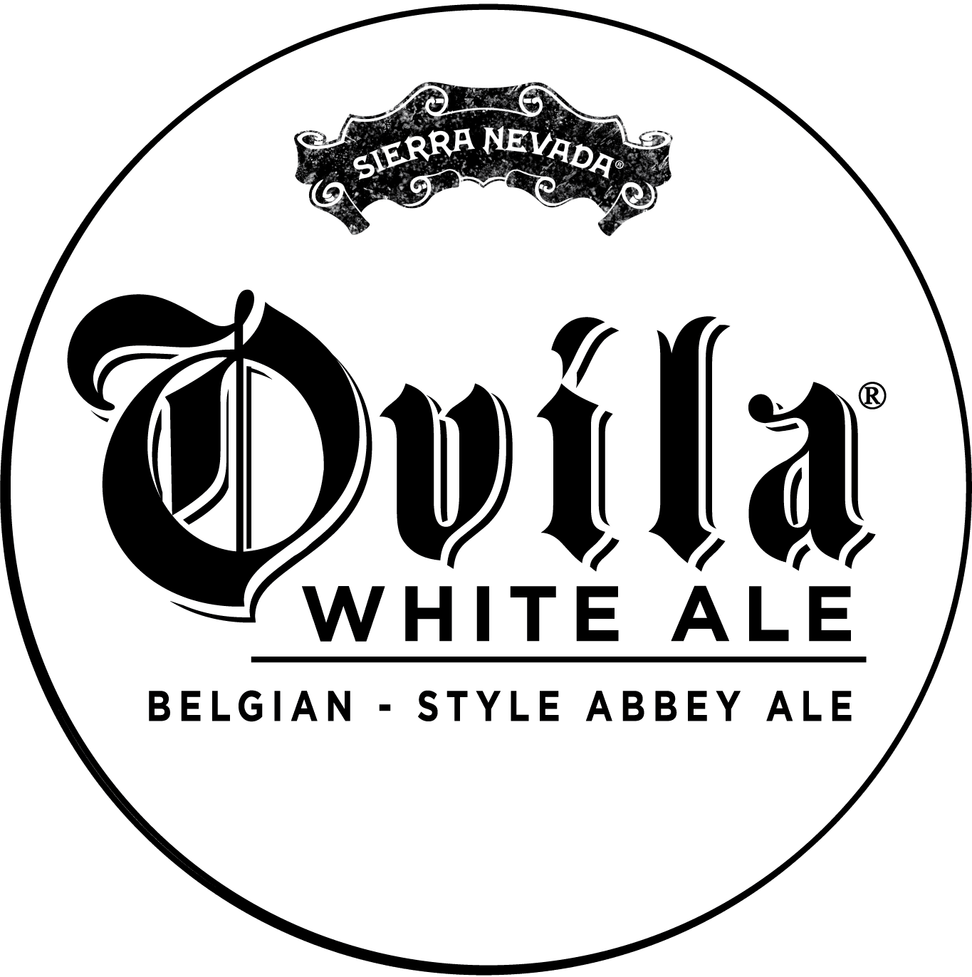 Ovila White Alt tap sticker