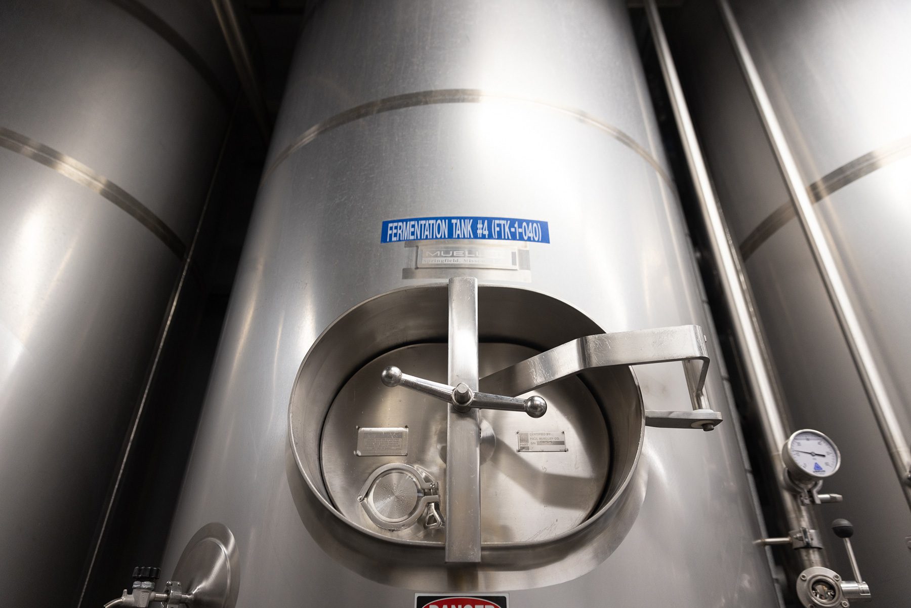 Sierra Nevada pilot brewery fermentation tanks
